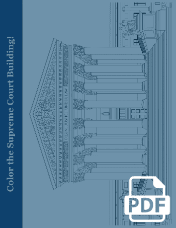 Supreme Court Coloring Sheet