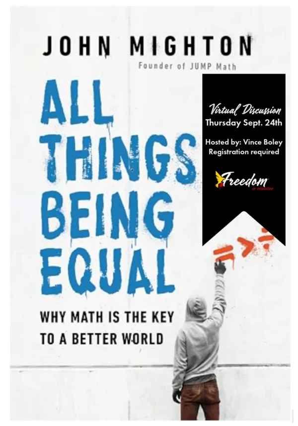 THE EDUCATOR'S BOOKSHELF READS-ALL THINGS BEING EQUAL